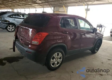 2016 Chevrolet Trax Ls from USA, damaged, VIN 3GNCJKSBXGL176739